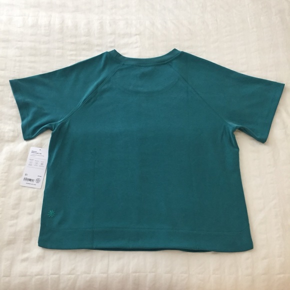 Athleta Green Seasoft Sweatshirt Tee - Picture 9 of 16